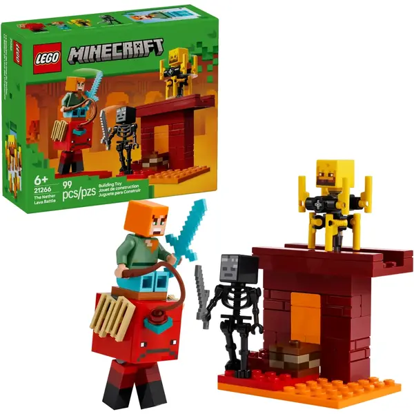 LEGO MINECRAFT 21266 The Nether Lava Battle