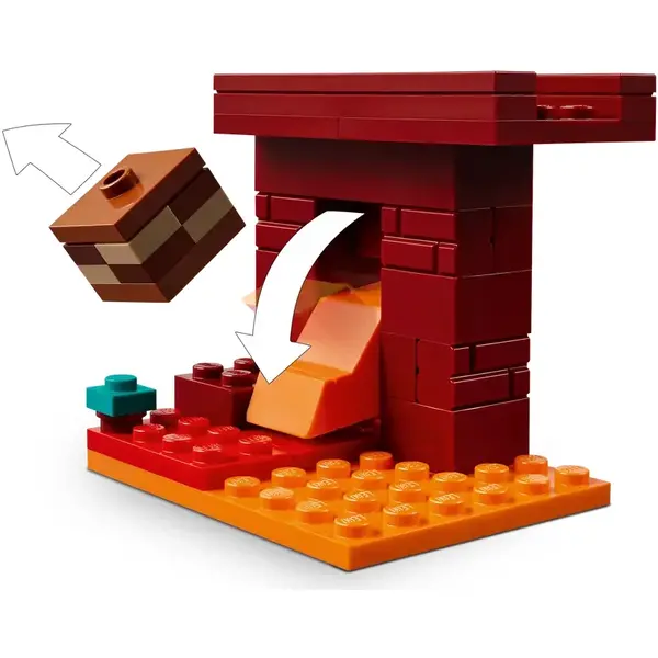 LEGO MINECRAFT 21266 The Nether Lava Battle