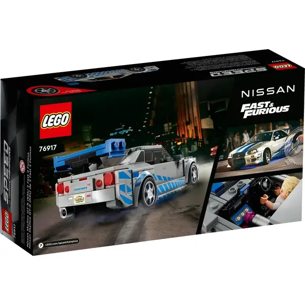 LEGO SPEED CHAMPIONS 76917 FAST & FURIOUS - NISSAN SKYLINE GT-R (R34)