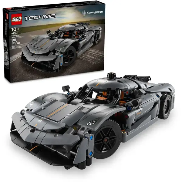 LEGO TECHNIC 42173 Koenigsegg Jesko Absolute Grey Hypercar