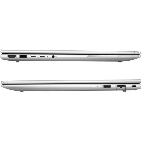 Laptop HP EliteBook 660 G11, 16 inch WUXGA IPS, Intel Core Ultra 5 125U, 16GB DDR5, 512GB SSD, Intel Graphics, Win 11 Pro, Silver, 3Yr