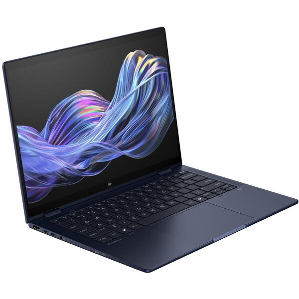 Laptop HP EliteBook x360 Flip G1i, 14 inch WUXGA Touch, Intel Core Ultra 7 258V, 32GB DDR4, 1TB SSD, Intel Arc 140V , Win 11 Pro, Atmospheric Blue 3yr