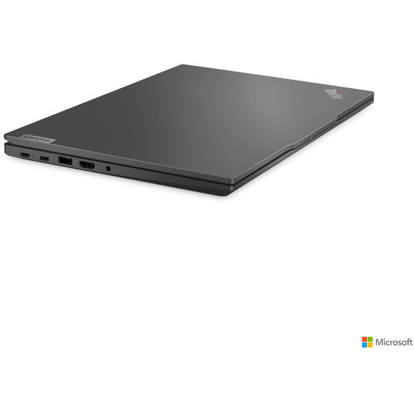 Laptop Lenovo ThinkPad E14 Gen 6, 14 inch WUXGA IPS, Intel Core Ultra 7 155H, 16GB DDR5, 512GB SSD, Intel Integrated Graphics, Win 11 Pro, Black