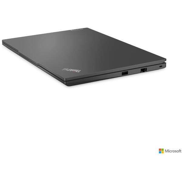 Laptop Lenovo ThinkPad E14 Gen 6, 14 inch WUXGA IPS, Intel Core Ultra 7 155H, 16GB DDR5, 512GB SSD, Intel Integrated Graphics, Win 11 Pro, Black