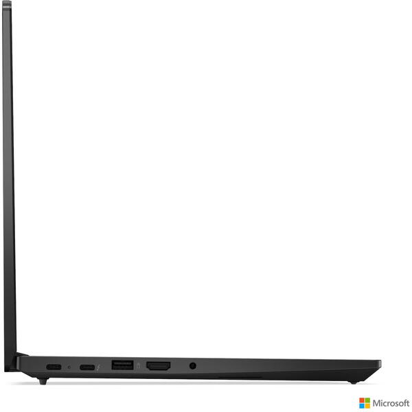 Laptop Lenovo ThinkPad E14 Gen 6, 14 inch WUXGA IPS, Intel Core Ultra 7 155H, 16GB DDR5, 512GB SSD, Intel Integrated Graphics, Win 11 Pro, Black