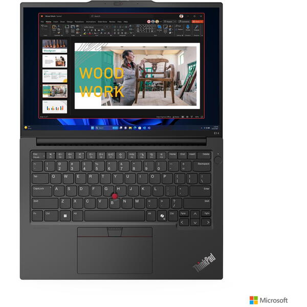 Laptop Lenovo ThinkPad E14 Gen 6, 14 inch WUXGA IPS, Intel Core Ultra 7 155H, 16GB DDR5, 512GB SSD, Intel Integrated Graphics, Win 11 Pro, Black