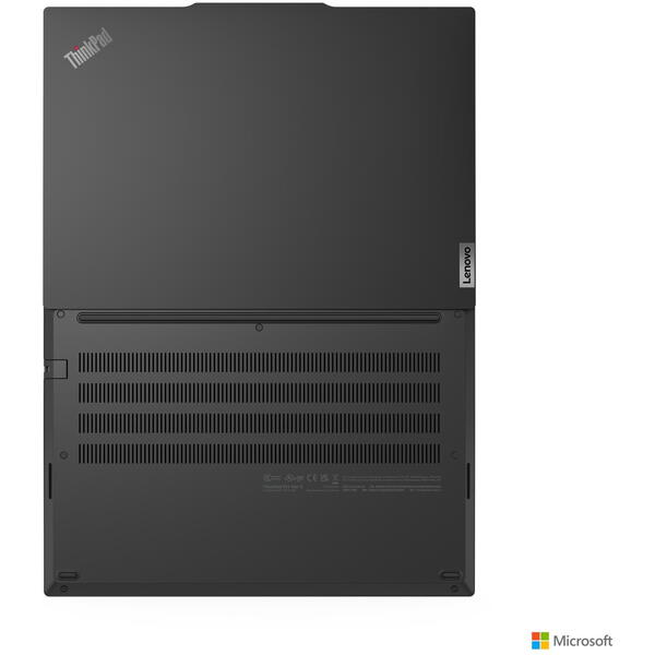 Laptop Lenovo ThinkPad E14 Gen 6, 14 inch WUXGA IPS, Intel Core Ultra 7 155H, 16GB DDR5, 512GB SSD, Intel Integrated Graphics, Win 11 Pro, Black