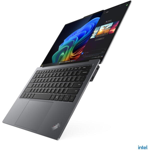 Laptop Lenovo ThinkPad X9-14 Gen 1, 14 inch WUXGA OLED, Intel Core Ultra 7 258V, 32GB LPDDR5X, 1TB SSD, Intel Arc 140V, Win 11 Pro, Grey