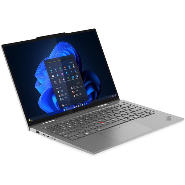 Laptop Lenovo ThinkPad X1 2-in-1 Gen 10 Aura Edition, 14 inch 2.8K OLED 120Hz VRR Touch, Intel Core Ultra 7 258V, 32GB LPDDR5X, 2TB SSD, Intel Arc 140V, 5G, Win 11 Pro, Grey