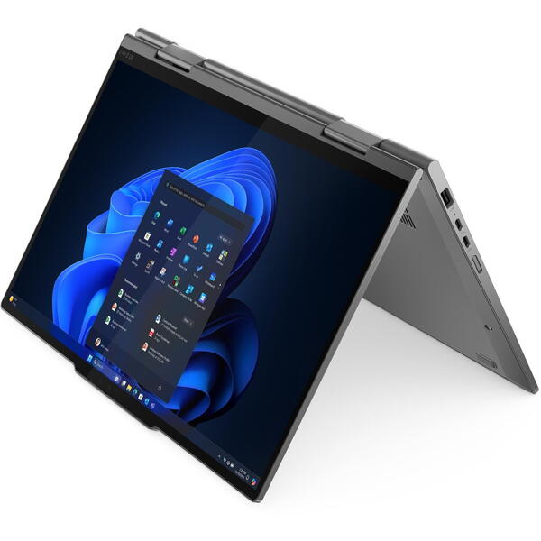 Laptop Lenovo ThinkPad X1 2-in-1 Gen 10 Aura Edition, 14 inch 2.8K OLED 120Hz VRR Touch, Intel Core Ultra 7 258V, 32GB LPDDR5X, 2TB SSD, Intel Arc 140V, 5G, Win 11 Pro, Grey