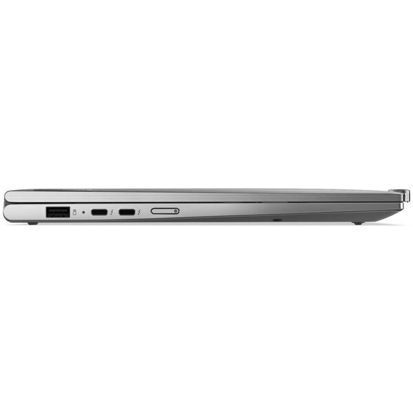 Laptop Lenovo ThinkPad X1 2-in-1 Gen 10 Aura Edition, 14 inch 2.8K OLED 120Hz VRR Touch, Intel Core Ultra 7 258V, 32GB LPDDR5X, 2TB SSD, Intel Arc 140V, 5G, Win 11 Pro, Grey