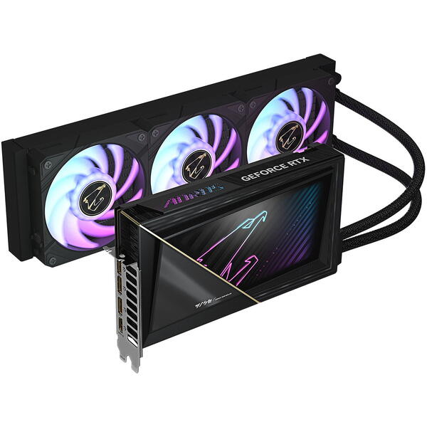 Placa video Gigabyte GeForce RTX 5090 AORUS XTREME WATERFORCE 32GB GDDR7 512 Bit DLSS 4.0