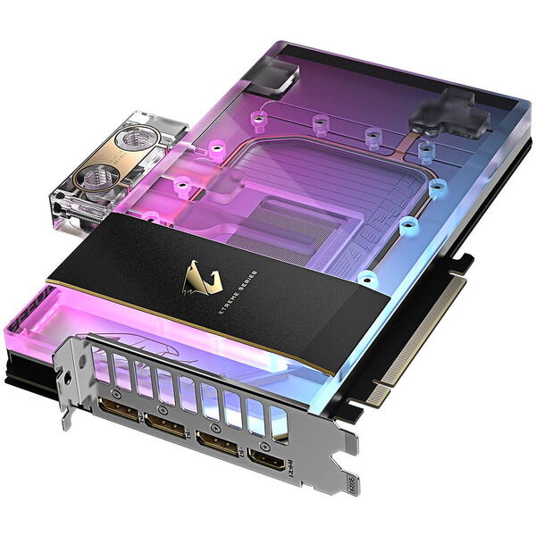 Placa video Gigabyte GeForce RTX 5090 AORUS XTREME WATERFORCE WB 32GB GDDR7 512 Bit DLSS 4.0