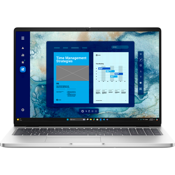 Laptop Dell Pro 16 PC16250, 16 inch FHD+, Intel Core Ultra 7 255U, 32GB DDR5, 1TB SSD, Intel Graphics, WI-FI 7, Win 11 Pro, Platinum Silver, 3Yr ProSupport