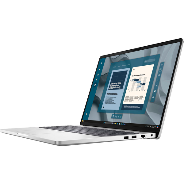 Laptop Dell Pro 16 PC16250, 16 inch FHD+, AMD Ryzen AI 7 350, 16GB DDR5, 512GB SSD, AMD Radeon 860M, Win 11 Pro, Platinum Silver, 3Yr ProSupport