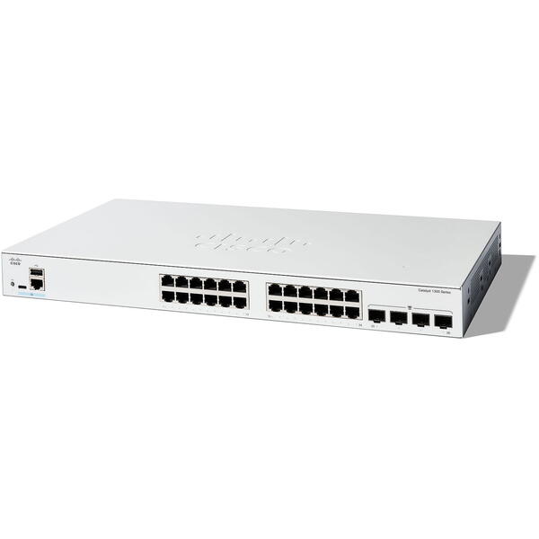 Switch Cisco C1300-24T-4G, 24 porturi Gigabit