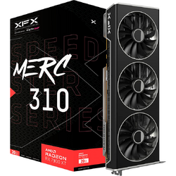 Placa video XFX Radeon RX 7900 XT SPEEDSTER MERC 310 BLACK EDITION 20GB GDDR6 320 Bit