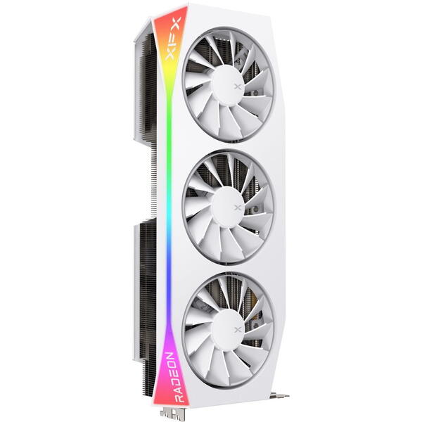 Placa video XFX Radeon RX 9070 XT Mercury OC Magnetic Air Edition White 16GB GDDR6 256 Bit