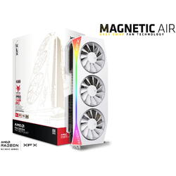 Placa video XFX Radeon RX 9070 XT Mercury OC Magnetic Air Edition White 16GB GDDR6 256 Bit