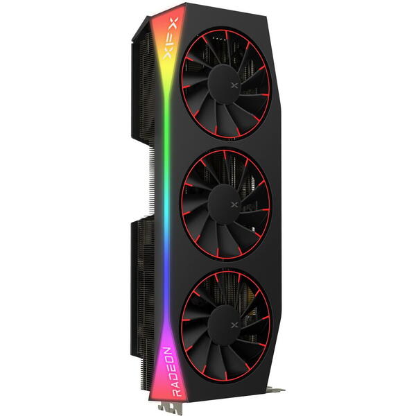 Placa video XFX Radeon RX 9070 XT Mercury OC Magnetic Air Edition Black 16GB GDDR6 256 Bit