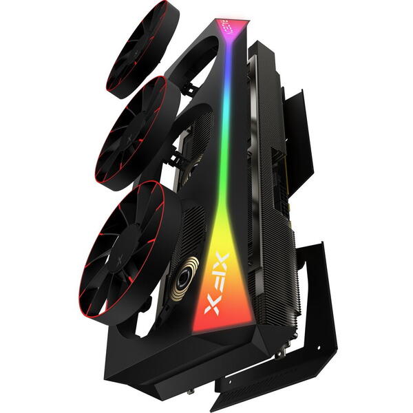 Placa video XFX Radeon RX 9070 XT Mercury OC Magnetic Air Edition Black 16GB GDDR6 256 Bit