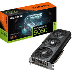 Placa video Gigabyte NVIDIA GeForce RTX 5050 GAMING OC 8GB GDDR6 128 bit DLSS 4.0