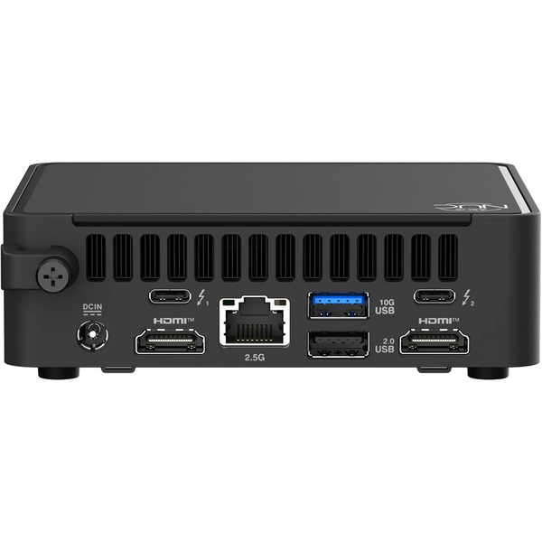 Mini PC Asus NUC 15 Pro NUC15CRK, Core 7 240H 2.5GHz, no RAM, no Storage, Intel Graphics, Wi-Fi, Bluetooth, HDMI