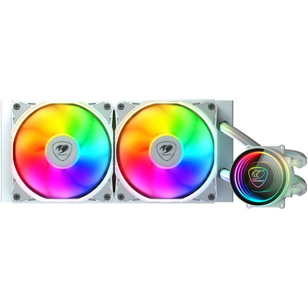 Cooler Cougar Poseidon Elite ARGB 240, ARGB White