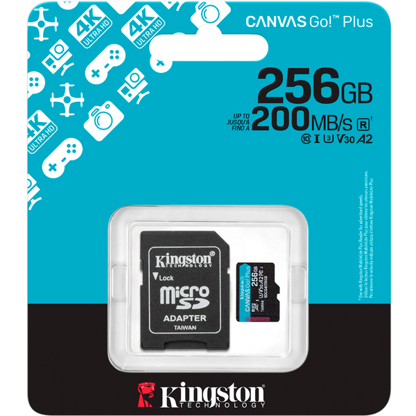 Kingston Canvas Go! Plus Gen 4 256GB