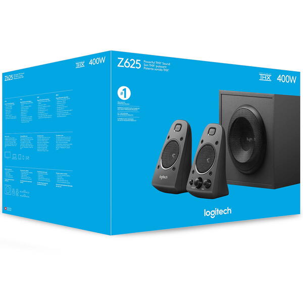 Boxe Logitech Z625 2.1 Black