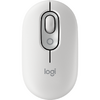 Mouse Logitech POP, Wireless/Bluetooth, White
