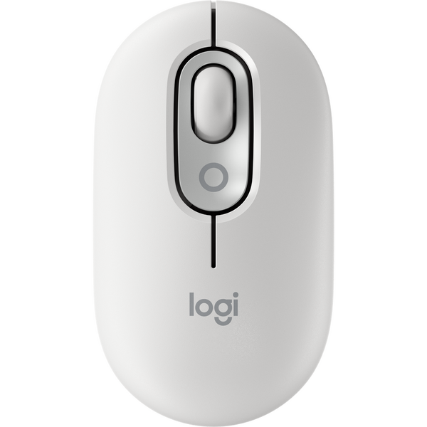 Mouse Logitech POP, Wireless/Bluetooth, White