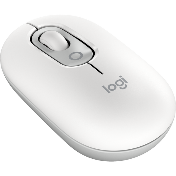 Mouse Logitech POP, Wireless/Bluetooth, White