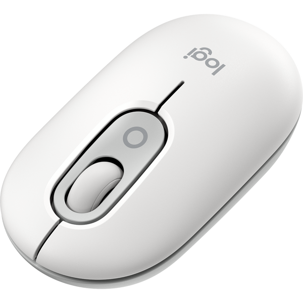 Mouse Logitech POP, Wireless/Bluetooth, White