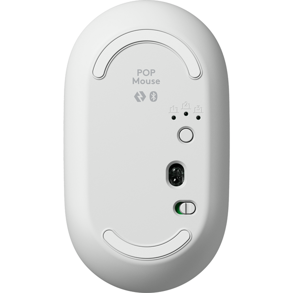 Mouse Logitech POP, Wireless/Bluetooth, White