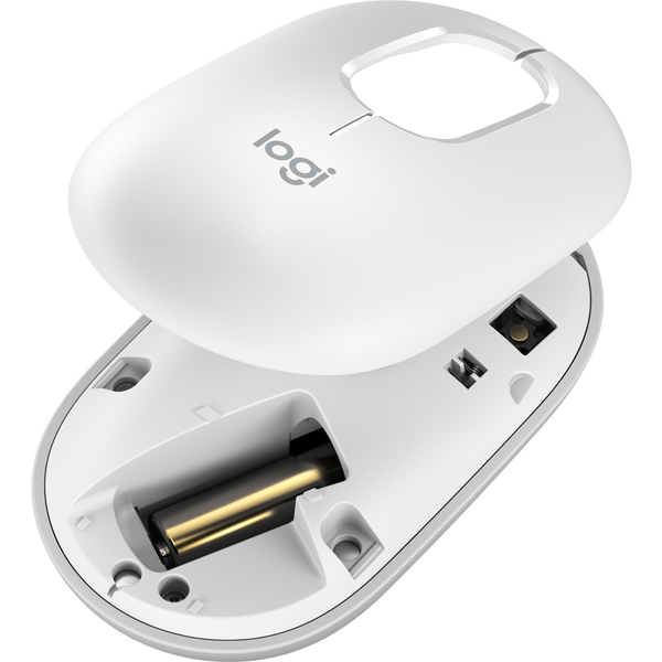 Mouse Logitech POP, Wireless/Bluetooth, White