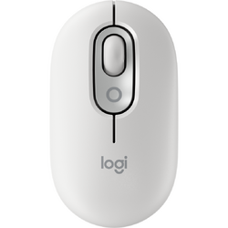 Mouse Logitech POP, Wireless/Bluetooth, White