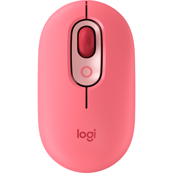 Mouse Logitech POP, Wireless/Bluetooth, Rose