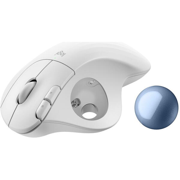 Mouse Logitech Ergo M575S Silent Wireless Trackball White