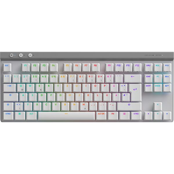 Tastatura gaming Logitech G515 White Lightspeed TKL GL Tactile Switch Mecanica