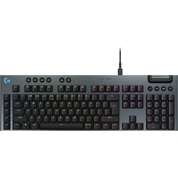 Tastatura gaming Logitech Mecanica G915 X RGB GL Tactile Switch Black