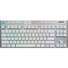 Tastatura gaming Logitech Mecanica  G915 X Lightspeed TKL RGB GL Tactile Switch White