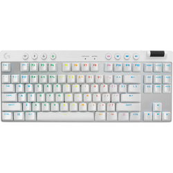 Tastatura gaming Logitech Mecanica G PRO X TKL White Lightspeed Kailh GX Brown Switch White