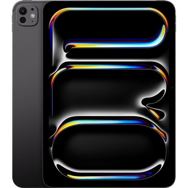 Tableta Apple iPad Pro (M4) Cellular, 11inch, 16GB RAM, 1TB, WI-FI, BT, Nano-texture Glass, Space Black