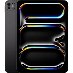 Tableta Apple iPad Pro (M4) Cellular 13 inch 16GB RAM, 1TB Wi-Fi, 5G Space Black, Nano-texture Glass