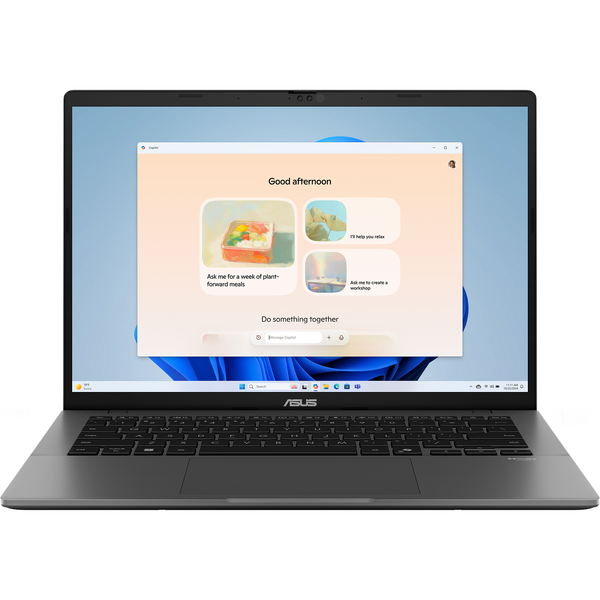 Laptop Asus Vivobook S14 S3407VA, 14 inch WUXGA, Intel Core i7-13620H, 16GB DDR5, 1TB SSD, Intel UHD Graphics, Matte Gray