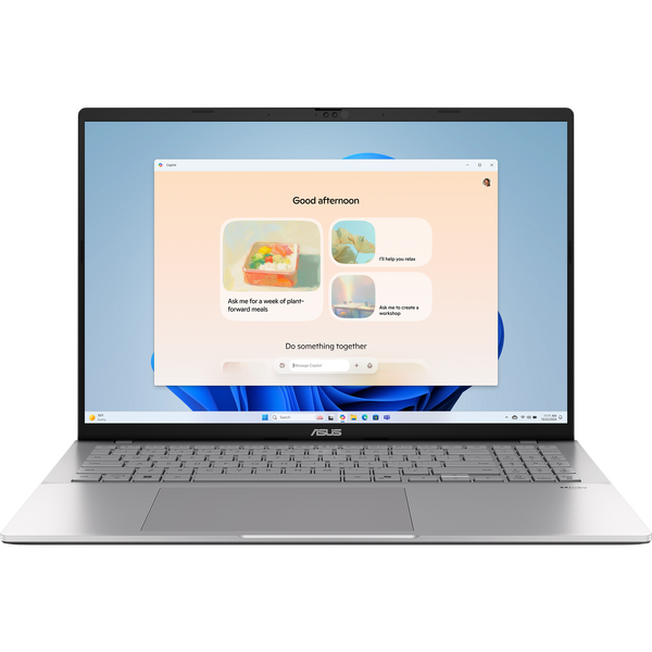 Laptop Asus Vivobook S16 S3607VA, 16 inch WUXGA 144Hz, Intel Core i7-13620H, 16GB DDR5, 1TB SSD, Intel UHD, Cool Silver