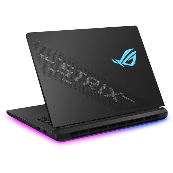 Laptop Gaming Asus ROG Strix SCAR 16 G635LW, 16 inch 2.5K Mini LED 240Hz, Intel Core Ultra 9 275HX, 64GB DDR5, 2x 2TB SSD, GeForce RTX 5080 16GB, Off Black