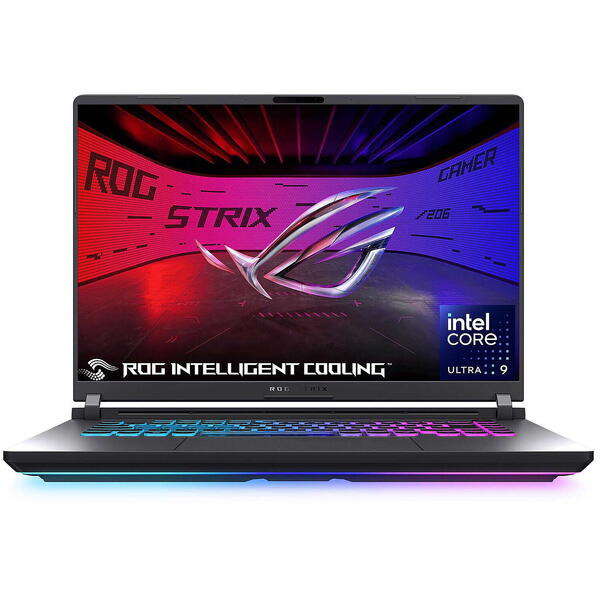 Laptop Gaming Asus ROG Strix G16 G615LW, 16 inch 2.5K 240Hz, Intel Core Ultra 9 275HX, 32GB DDR5, 1TB SSD, GeForce RTX 5080 16GB, Eclipse Gray