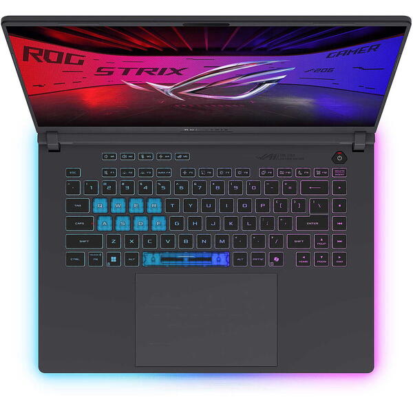 Laptop Gaming Asus ROG Strix G16 G615LW, 16 inch 2.5K 240Hz, Intel Core Ultra 9 275HX, 32GB DDR5, 1TB SSD, GeForce RTX 5080 16GB, Eclipse Gray